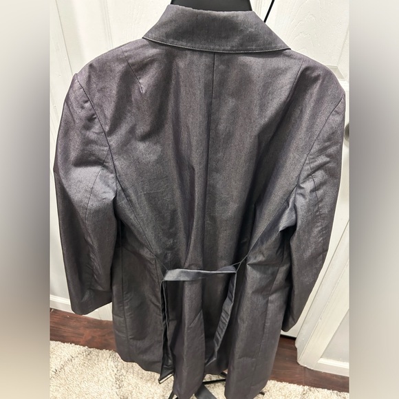 Banana Republic Gray Trench Coat - Picture 4 of 7